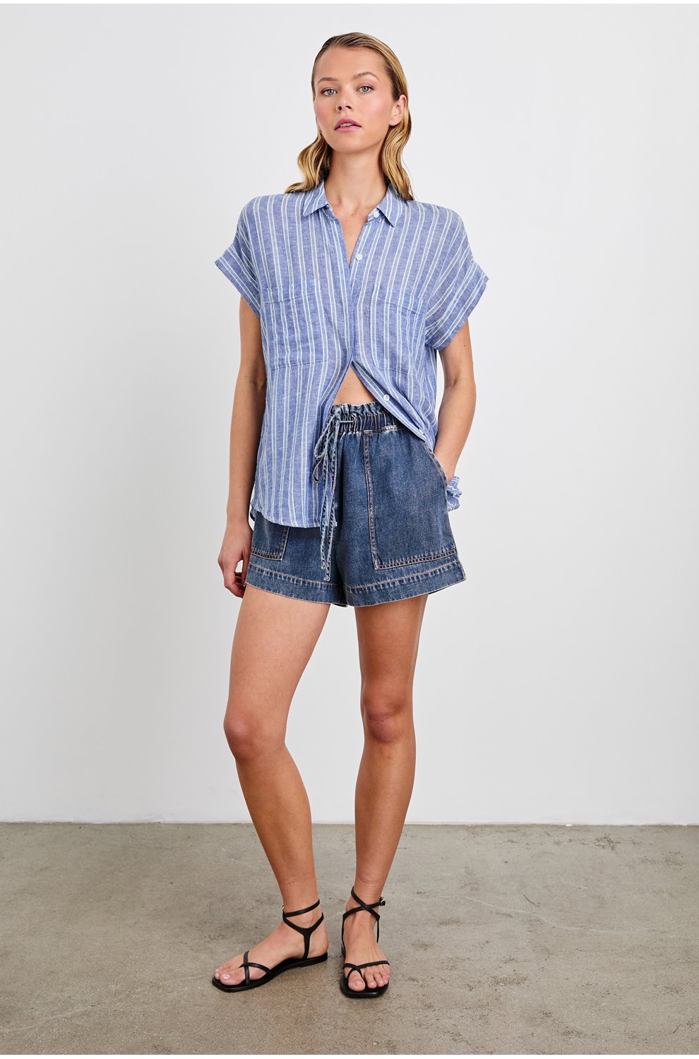 Foster Short in Classic Blue