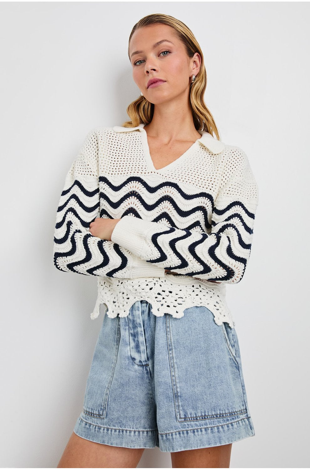 Louise Jumper in Wave Stripe
