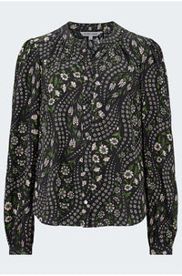 Ashlynn Top in Black Multi