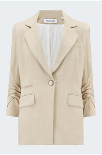 Battista Dickey Jacket in Stone Khaki