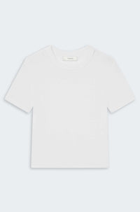 The Rib Baby Tee in White
