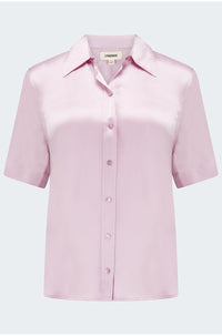 Ellah Short Sleeve Blouse in Light Pearl