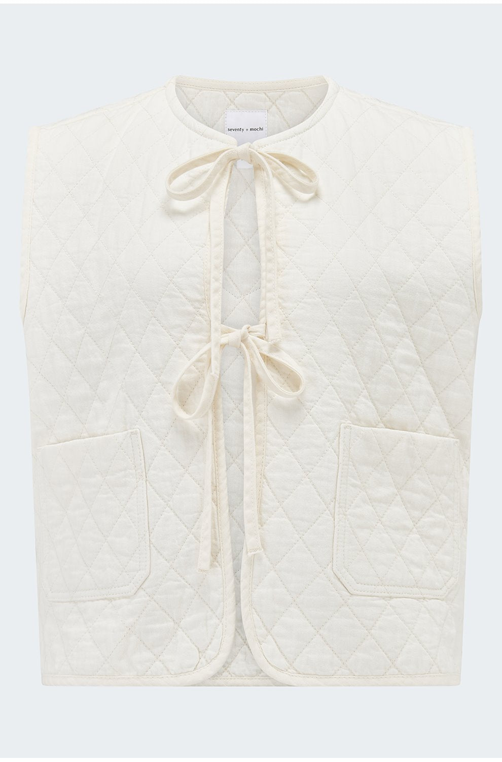 Aria Vest in Ecru