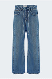 Blake Wide Jean in Dark Weekender