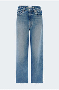 Anessa Wide Jean in Poet with Raw Hem