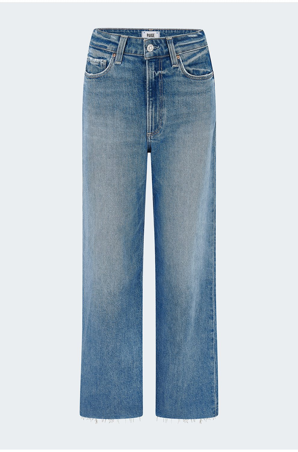 Anessa Wide Jean in Poet with Raw Hem