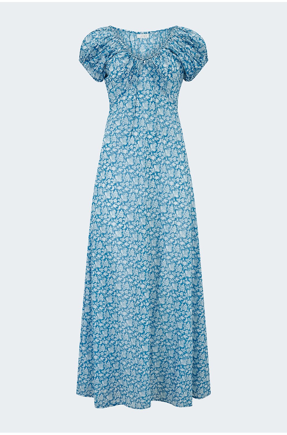Sofia Dress in Blue Porcelain