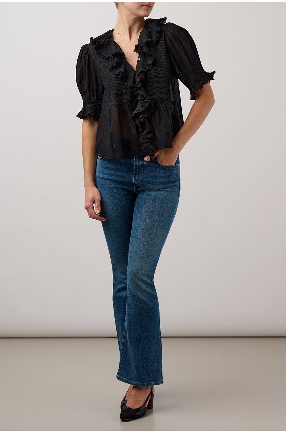 Henri Top in Black