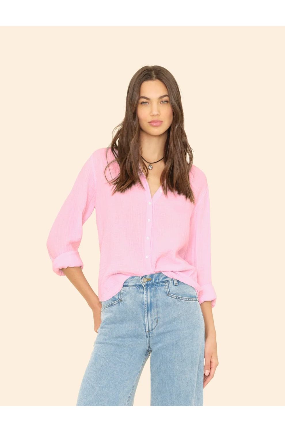 Scout Shirt in Rose Mallow