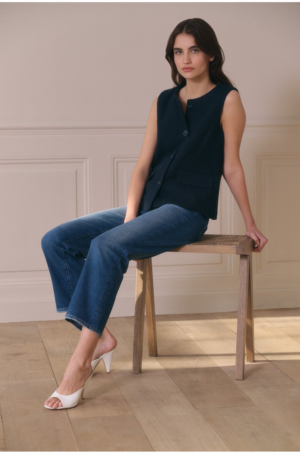 Gilet in Navy