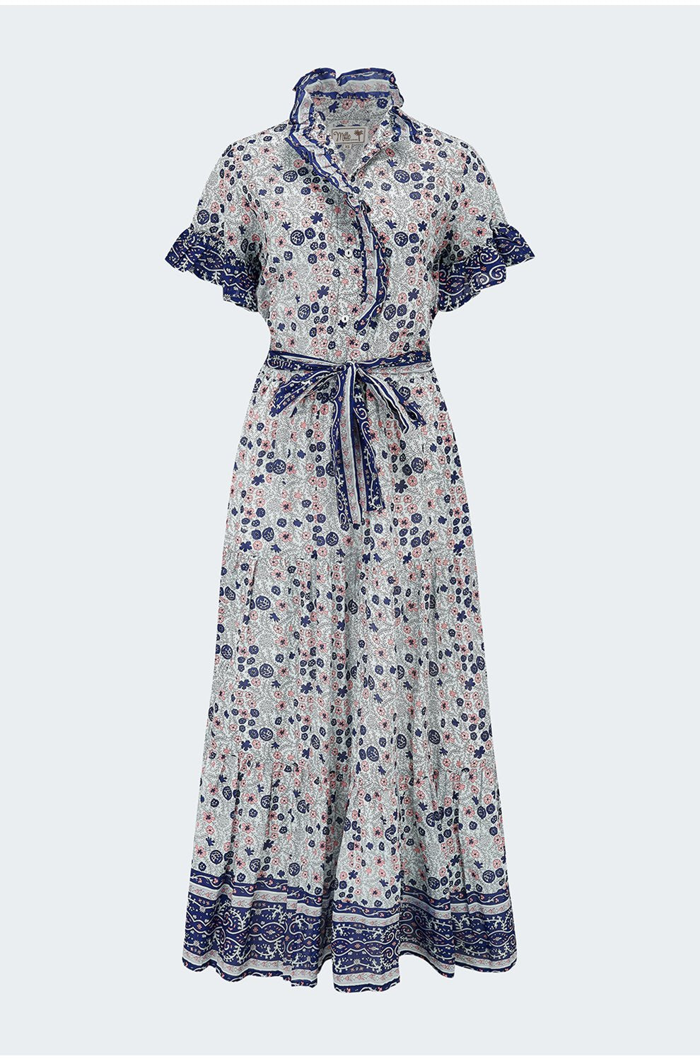 Victoria Dress in Navy Floral