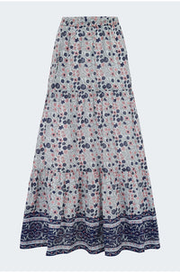 Paola Skirt in Navy Floral