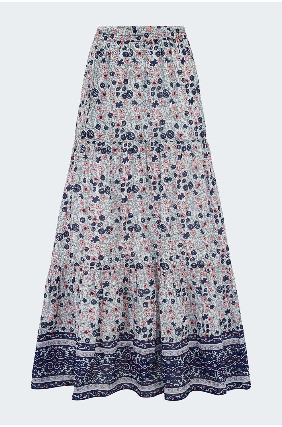 Paola Skirt in Navy Floral