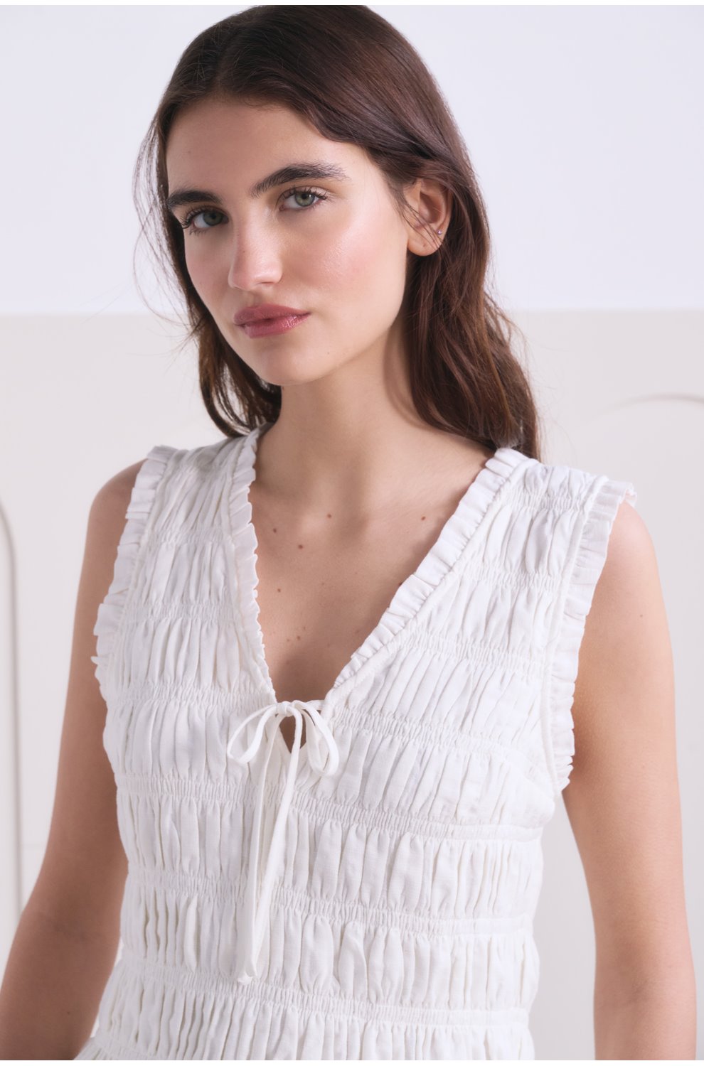 Devi Top in White