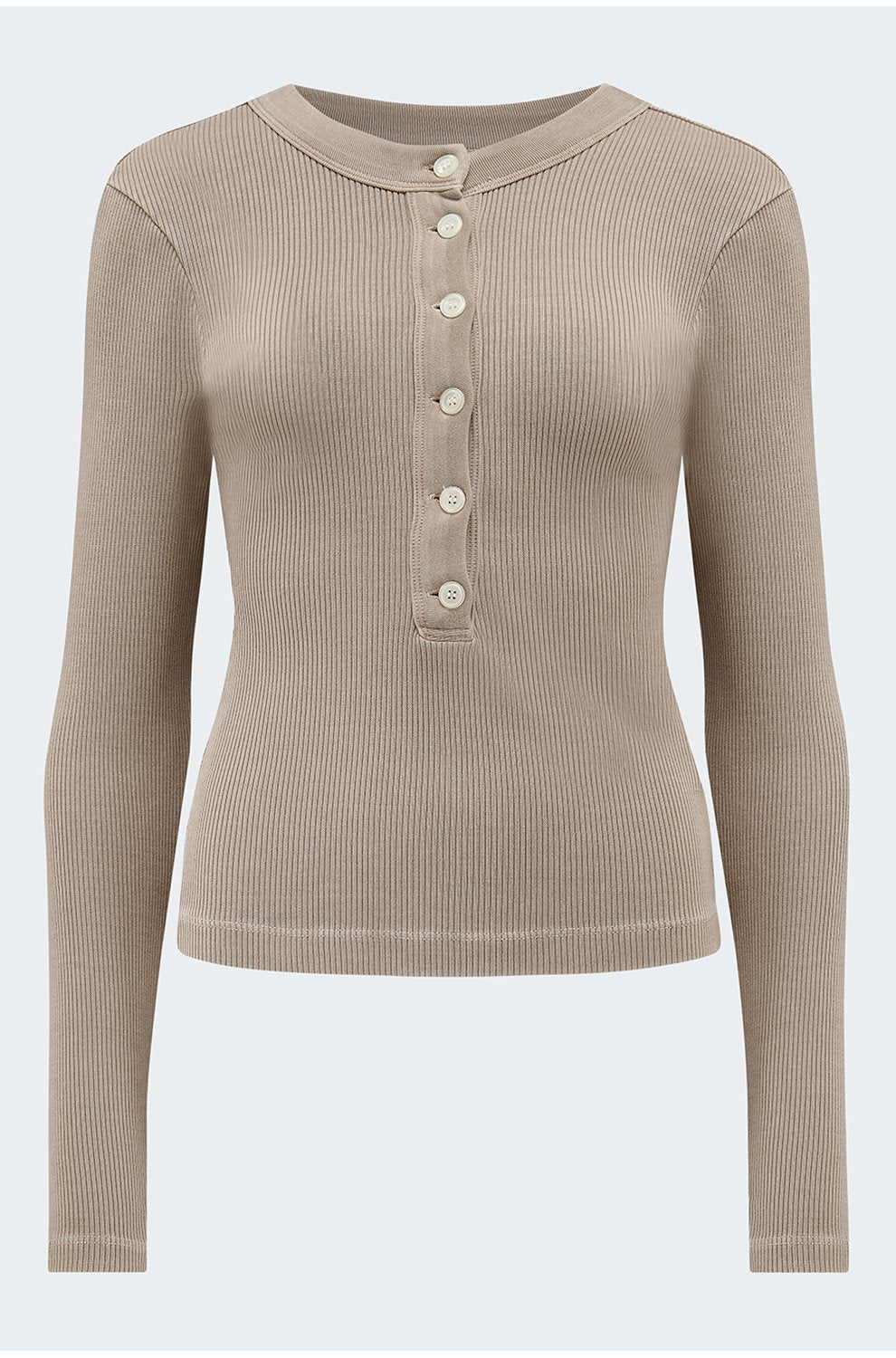 Varra Henley Top in Sandatlas