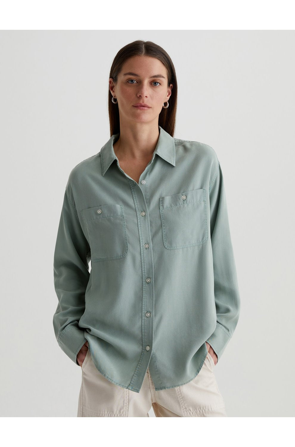 Leny Shirt in Matcha Latte
