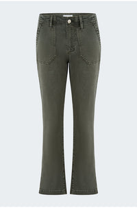 Mayslie Straight Ankle in Vintage Ivy Green