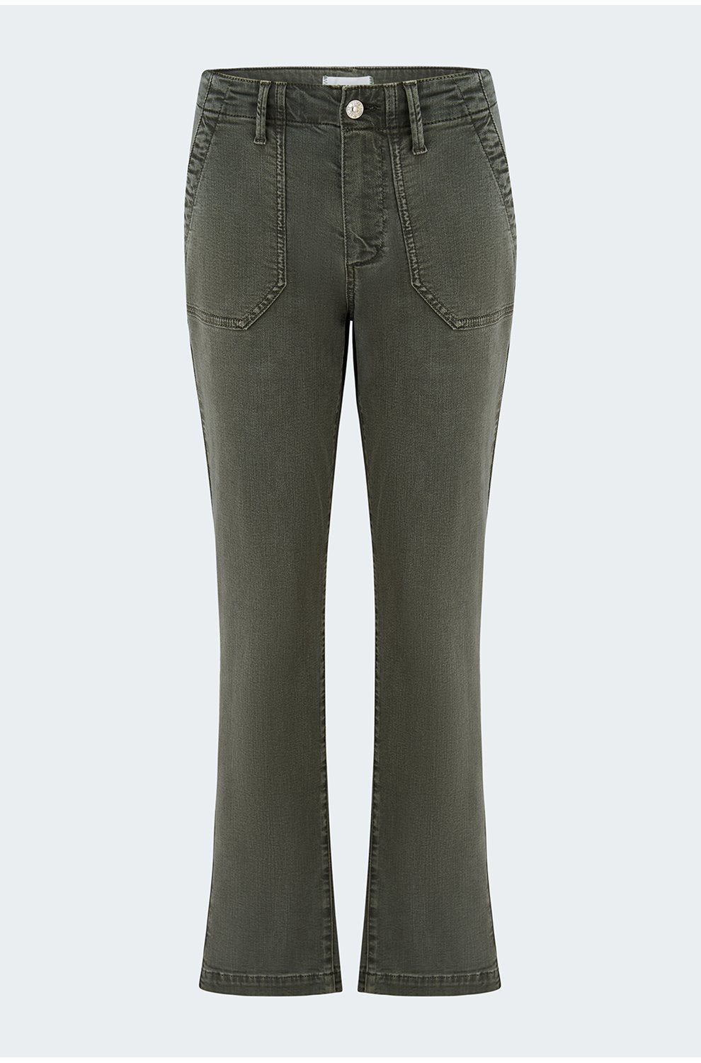 Mayslie Straight Ankle in Vintage Ivy Green