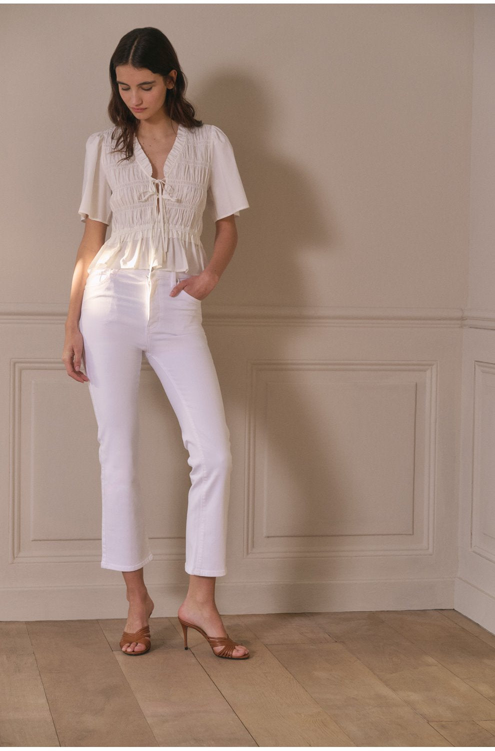 Portia Top in White