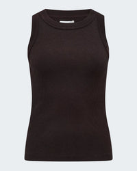 Isabel Tank in Chocolate