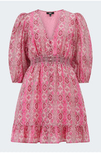 Ophelie Dress in Dark Pink