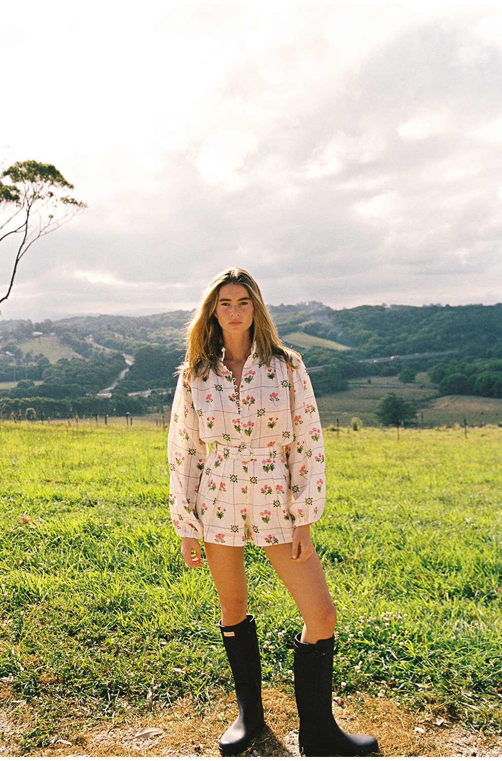 Fino Shorts in Flower Ceramic