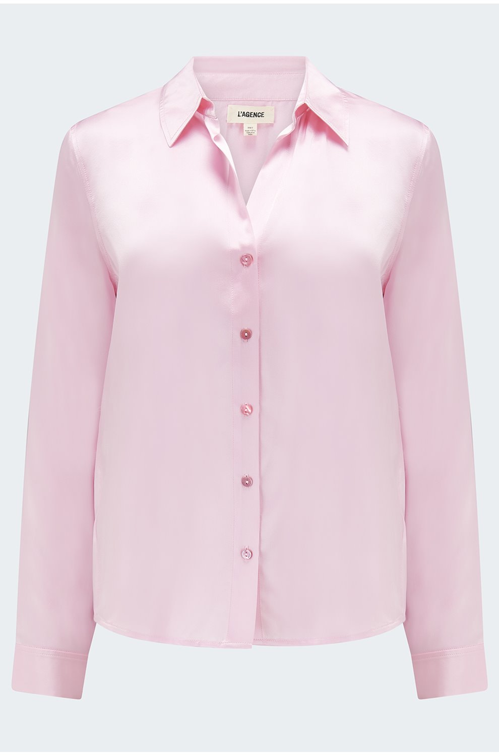 Tyler Long Sleeve Blouse in Blush