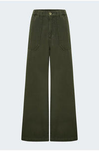 Rumi Pant in Vintage Dark Chartreuse