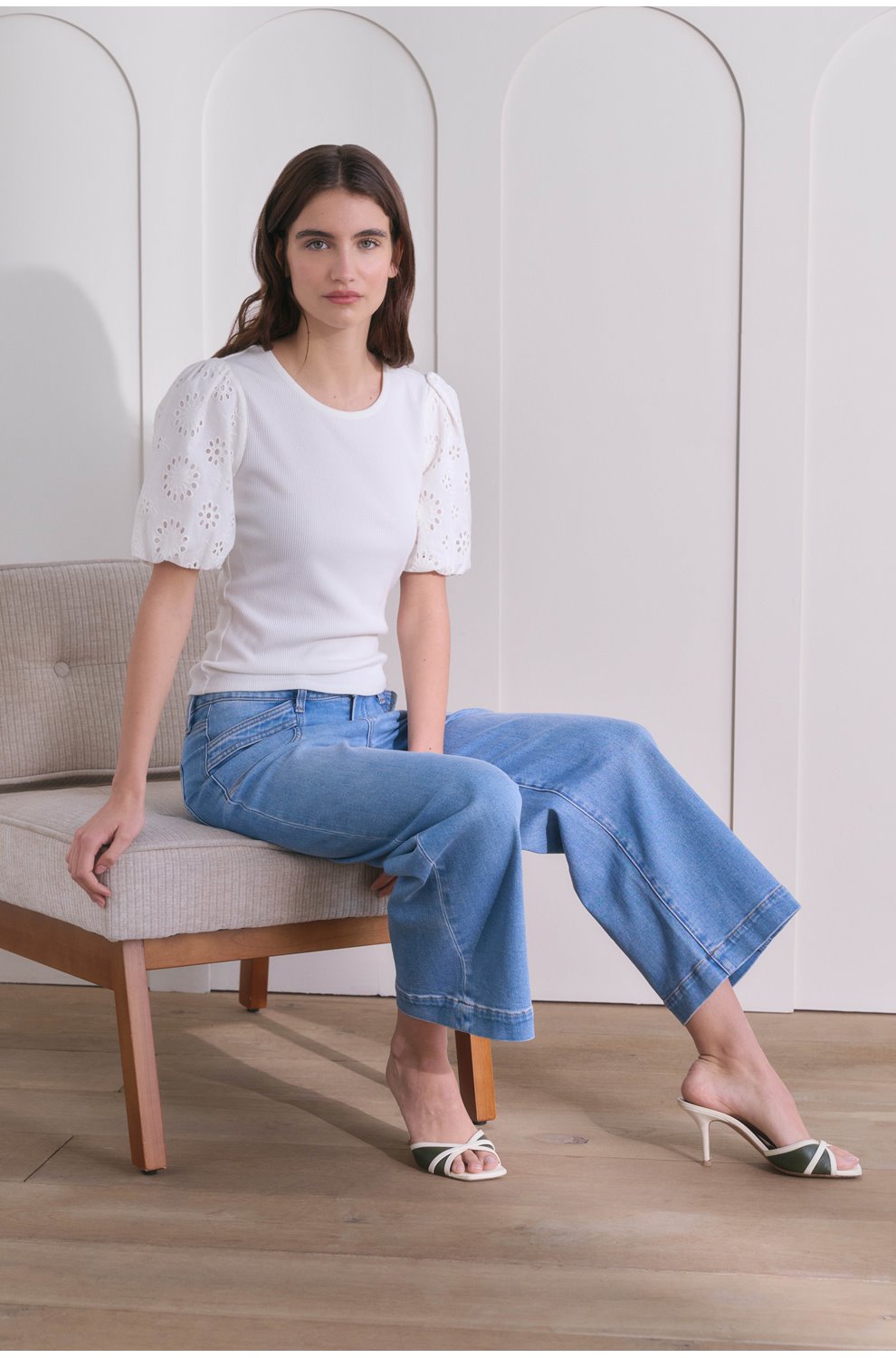 Marina Top in White