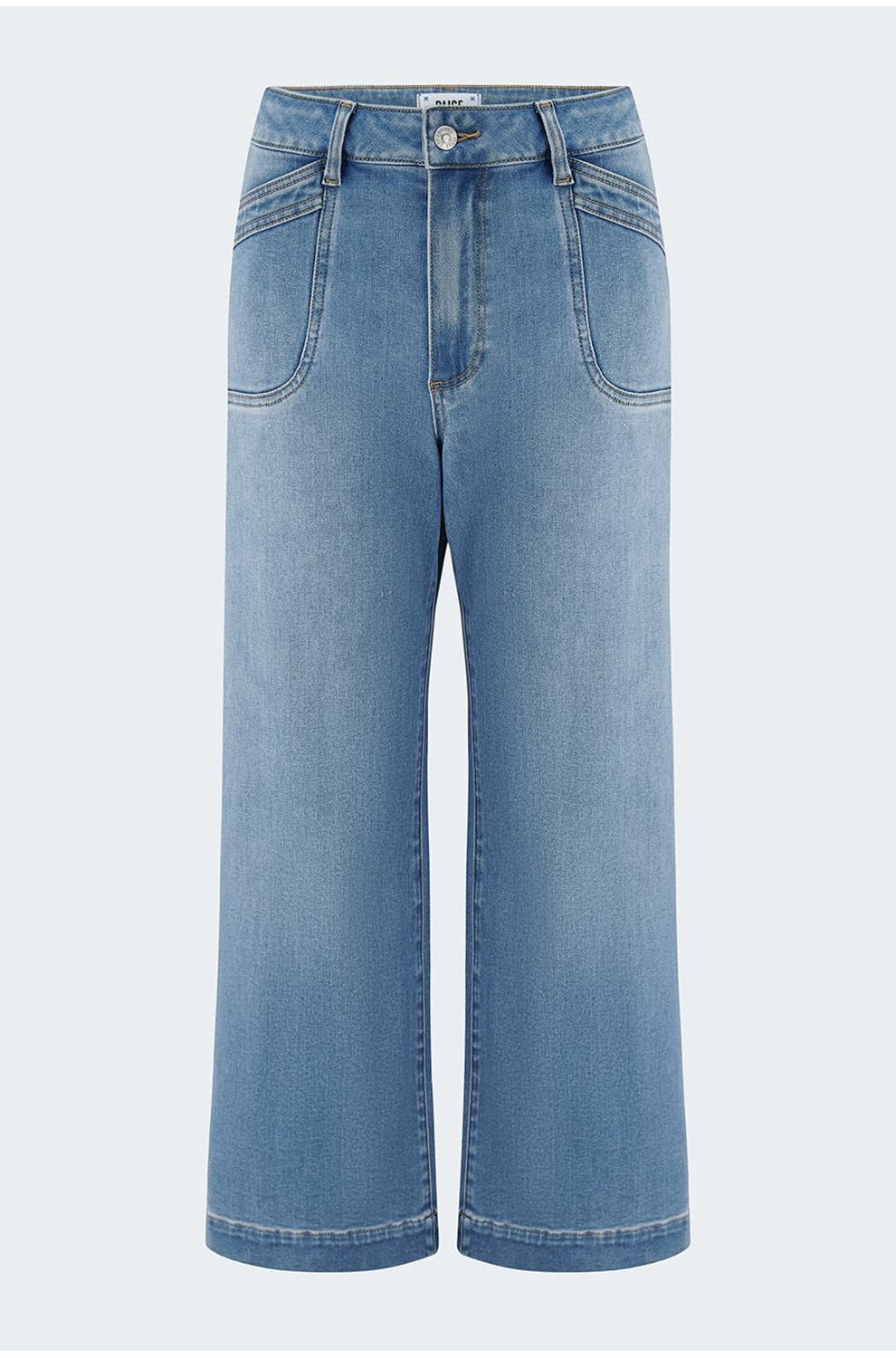 Anessa Wide Leg Jean in Hidden Gem with Curved Inset Pockets