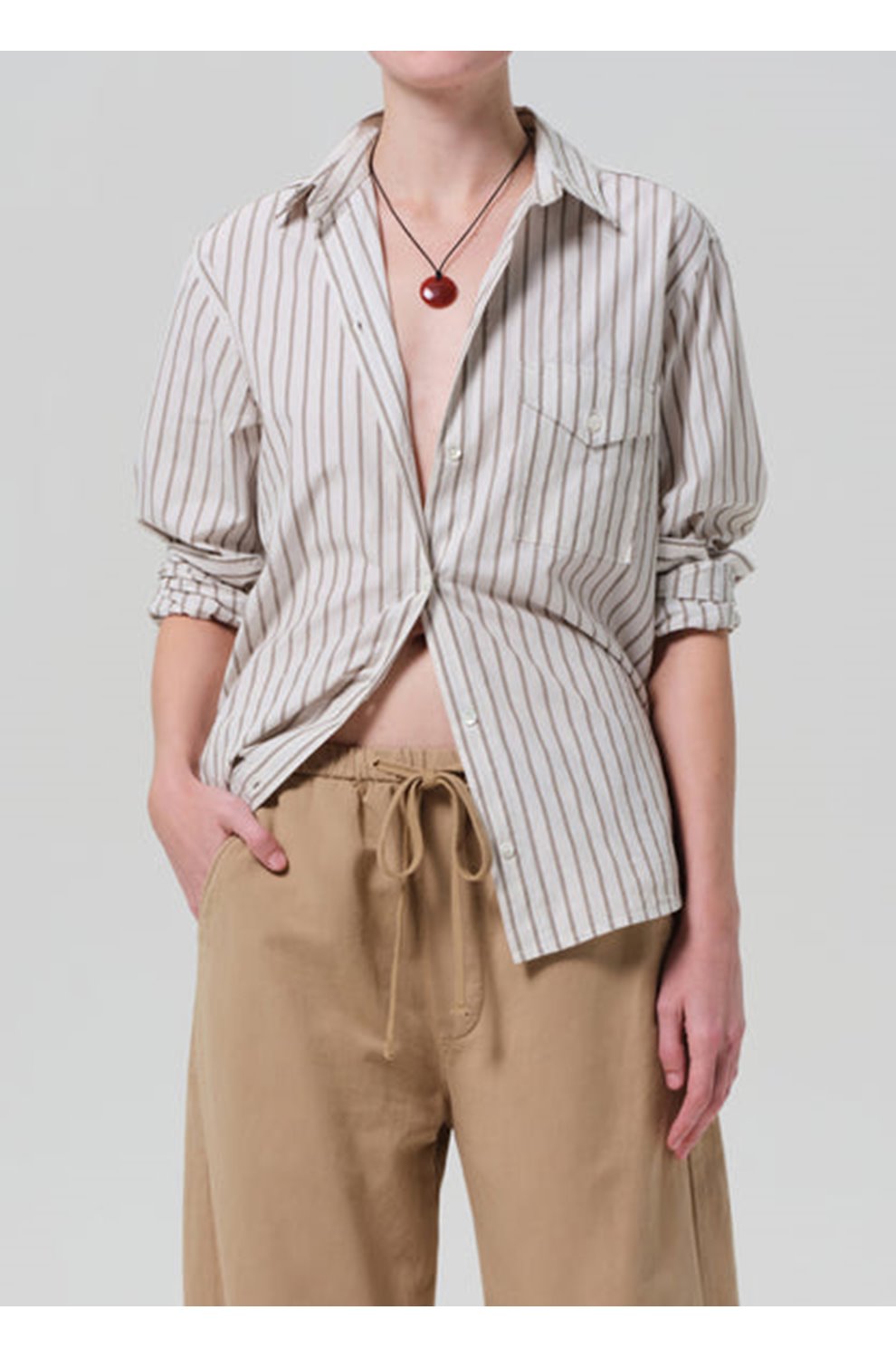 Shay Shirt in Albi Stripe