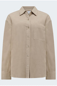 Addison Shirt in Simple Taupe