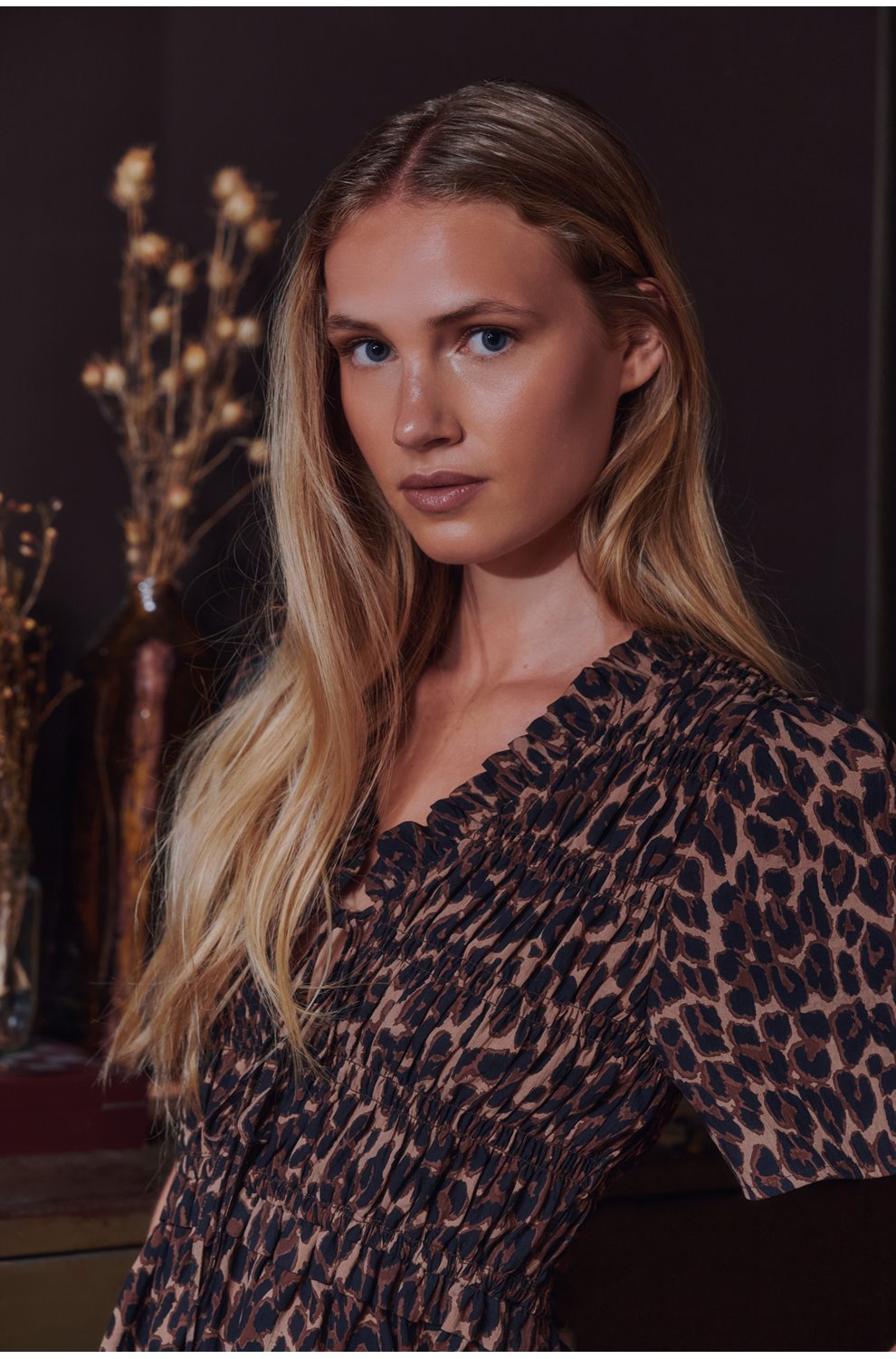 Portia Top In Brown Nala