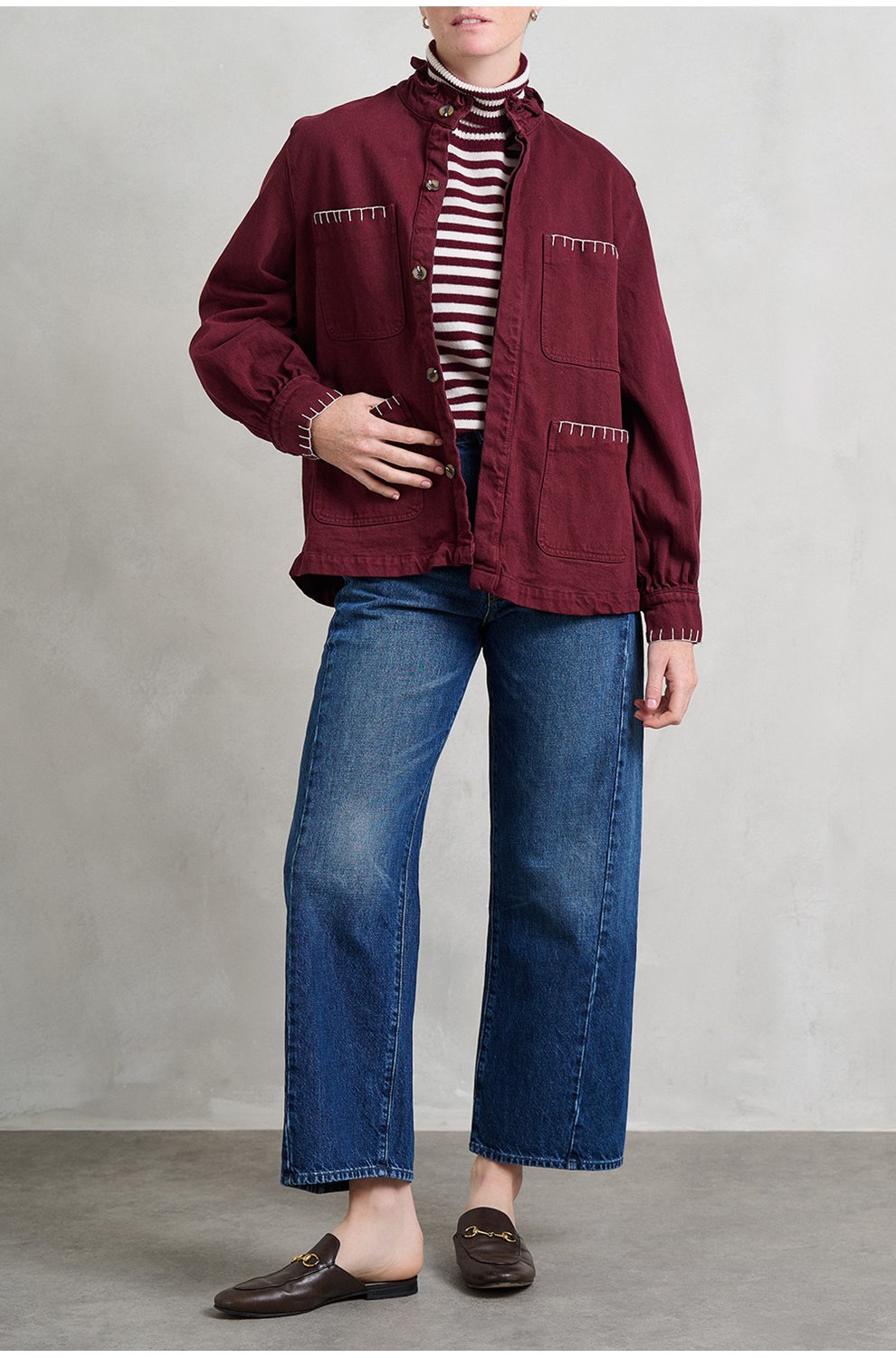 Pablo Jacket in Mulberry