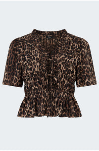 Portia Top In Brown Nala