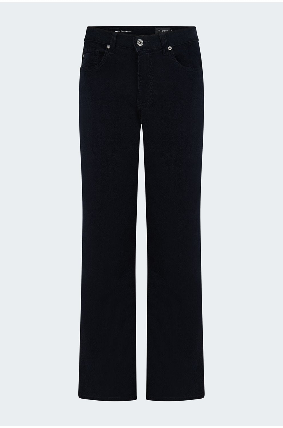 Brinley Straight Jean in Super Black Cord