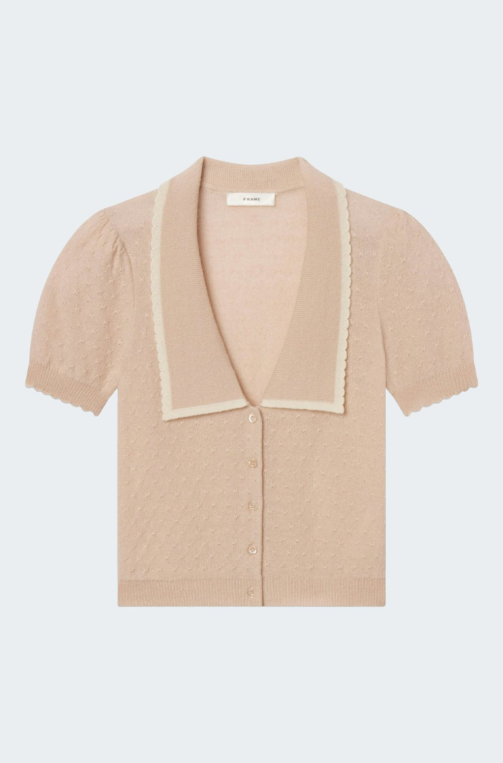 The Cashmere Sailor Sweater In Pink Sand Multi