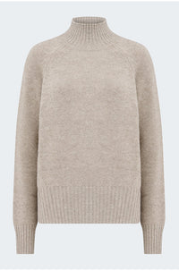 Mock Neck Sweater In Fresh Pepper