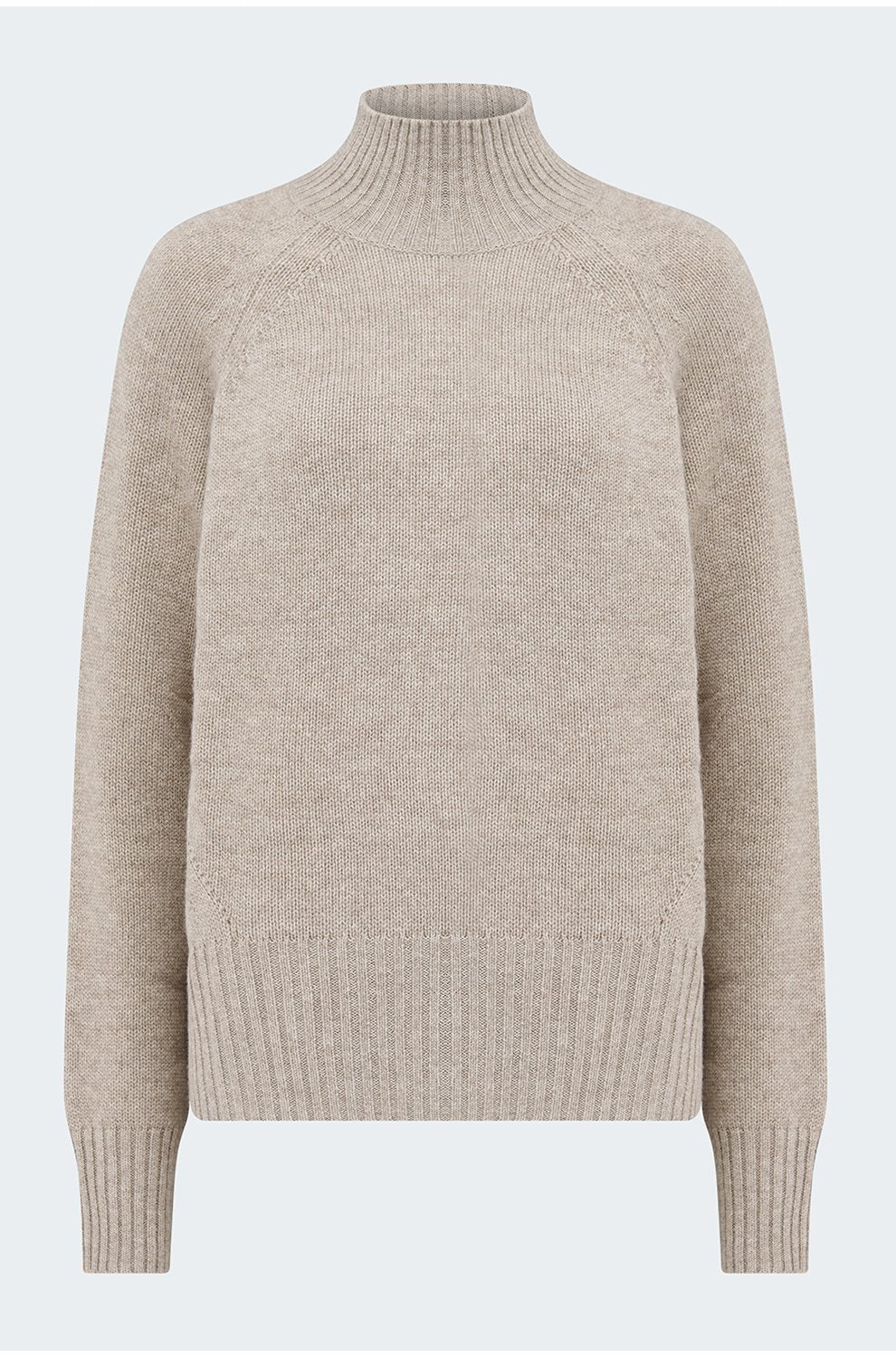 Mock Neck Sweater In Fresh Pepper