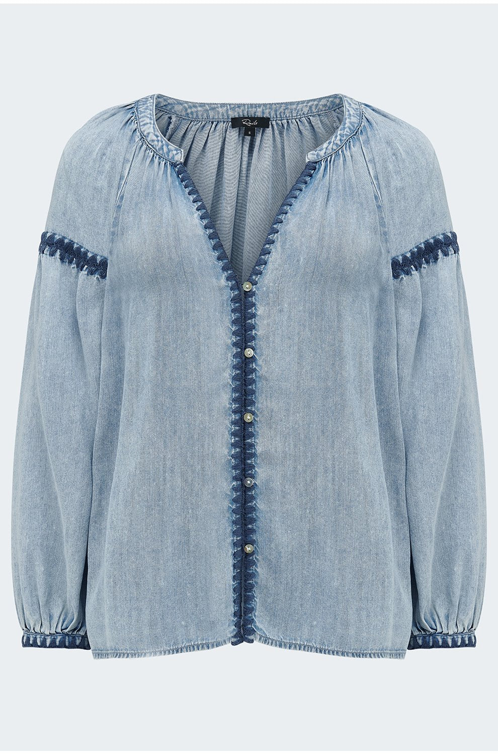 Toshi Top In Medium Cloud Wash