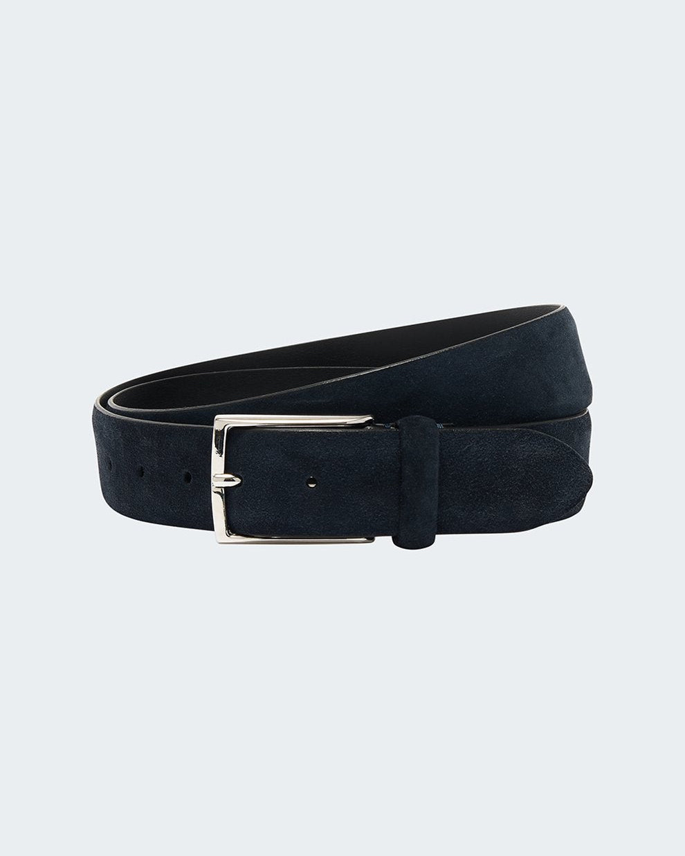 Suede Belt in Navy