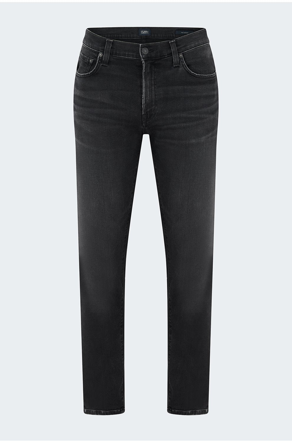 London Tapered Slim Jean in Dark Storm