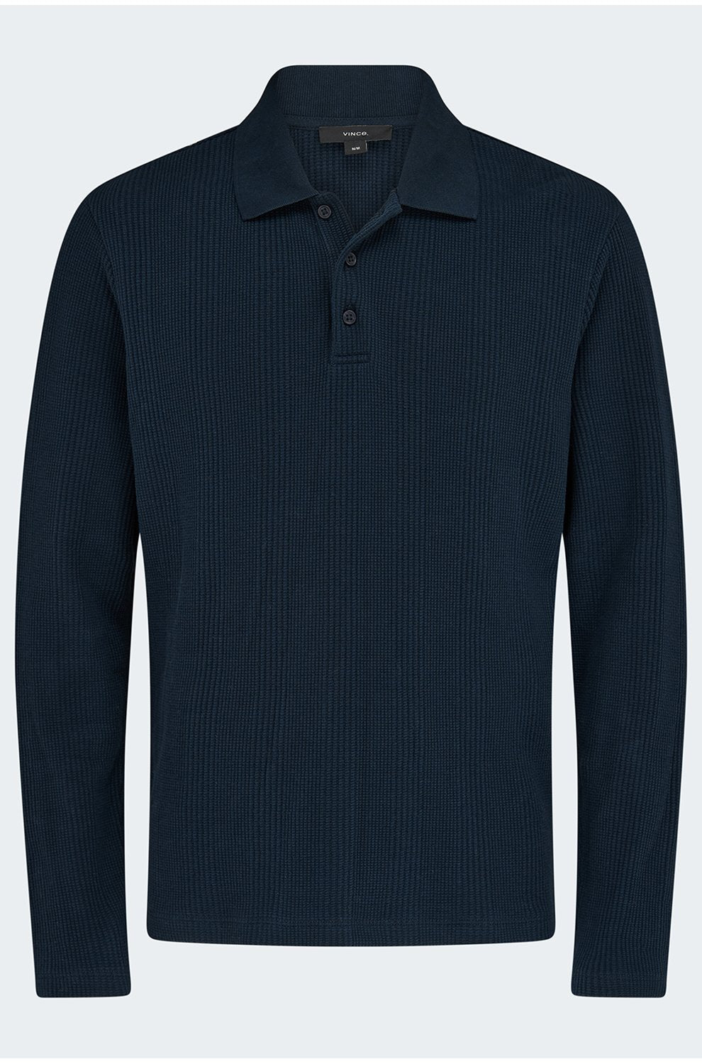 Variegated Texture Polo in Coastal