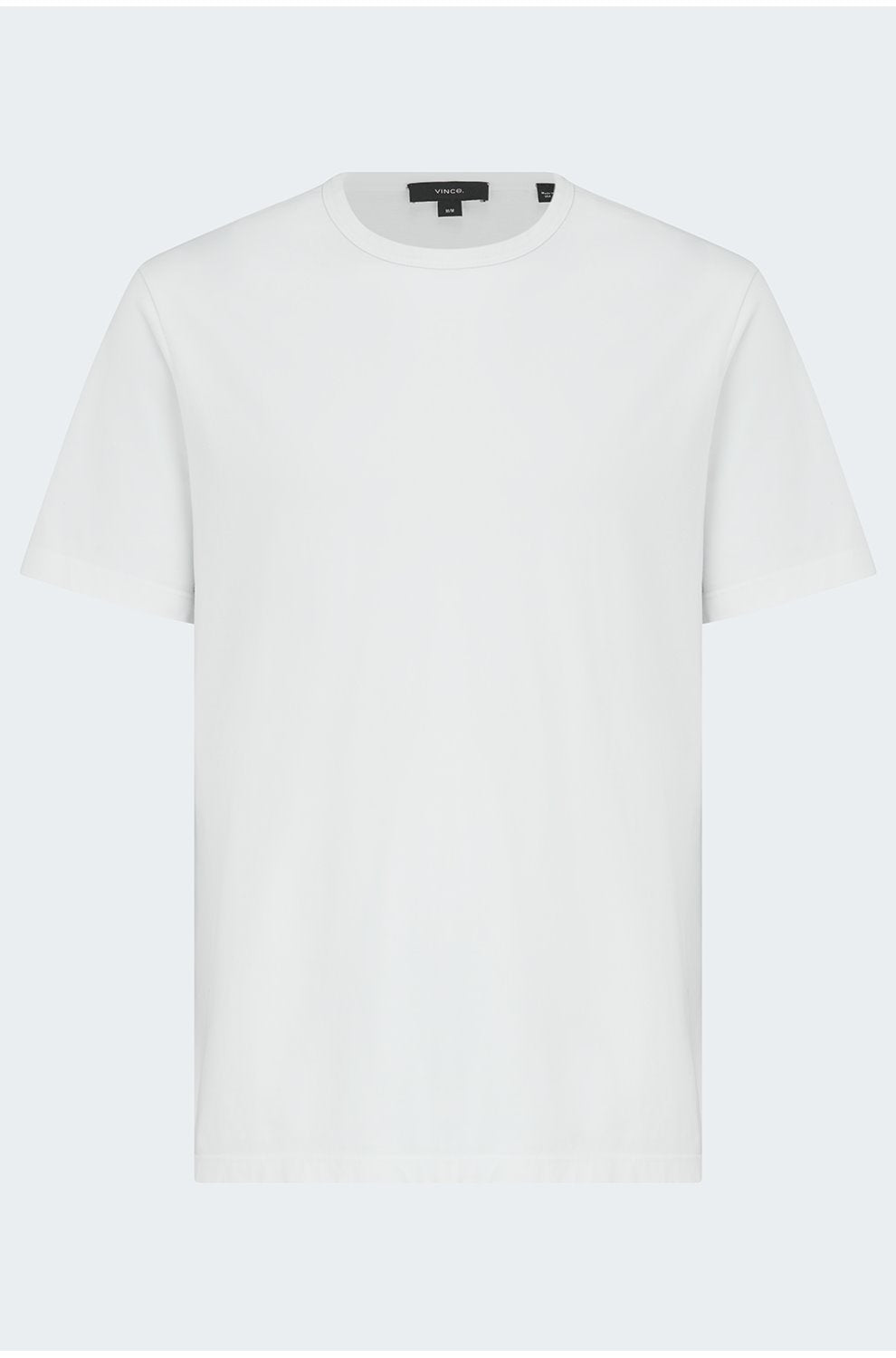 Garment Dye Cotton T-Shirt in Optic White
