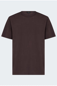 Garment Dye Cotton T-Shirt in Washed Port