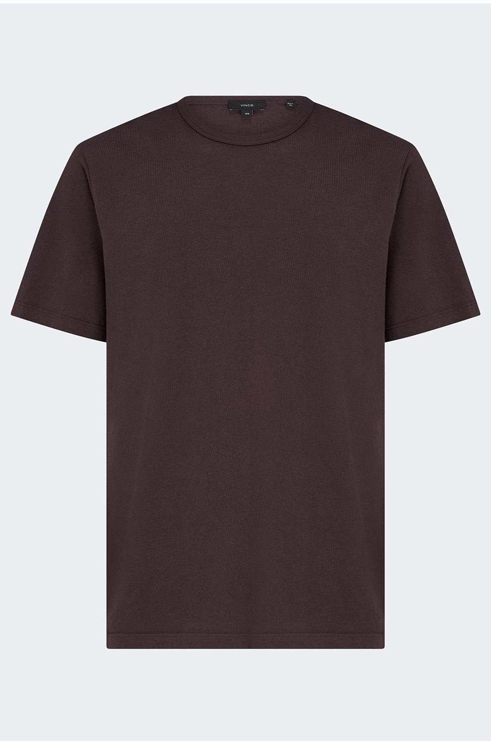 Garment Dye Cotton T-Shirt in Washed Port