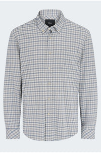 Vance Shirt in Charcoal Blue Check