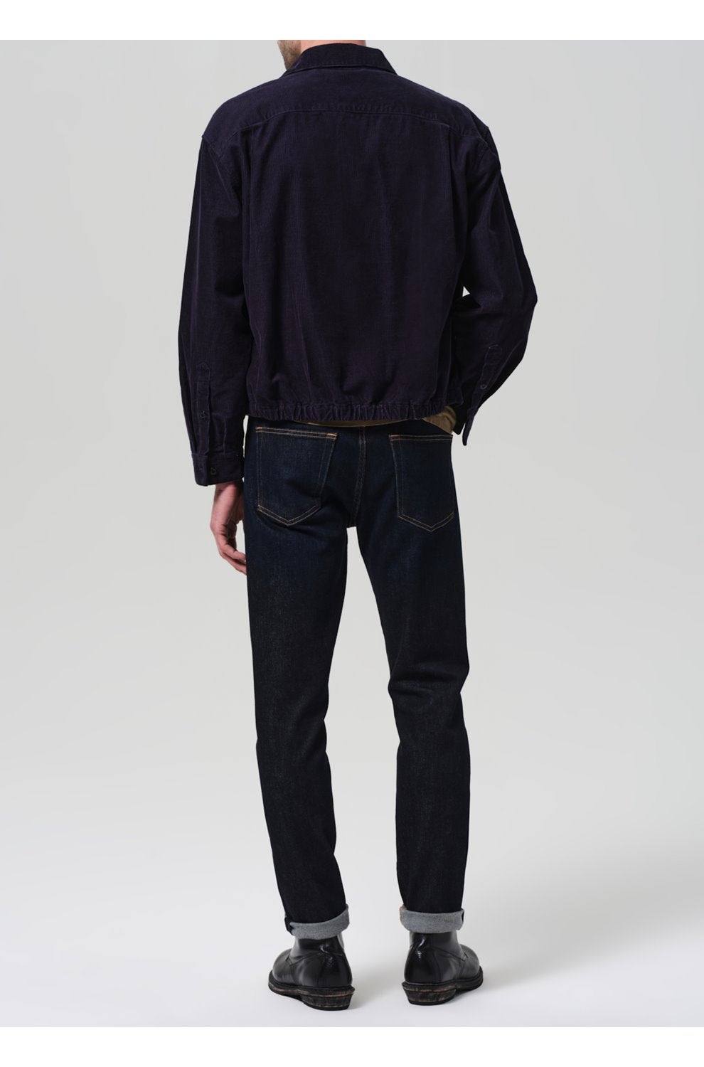 London Tapered Slim Jean in Falcon
