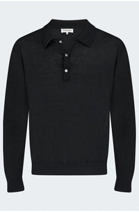 Superfine Polo in Black