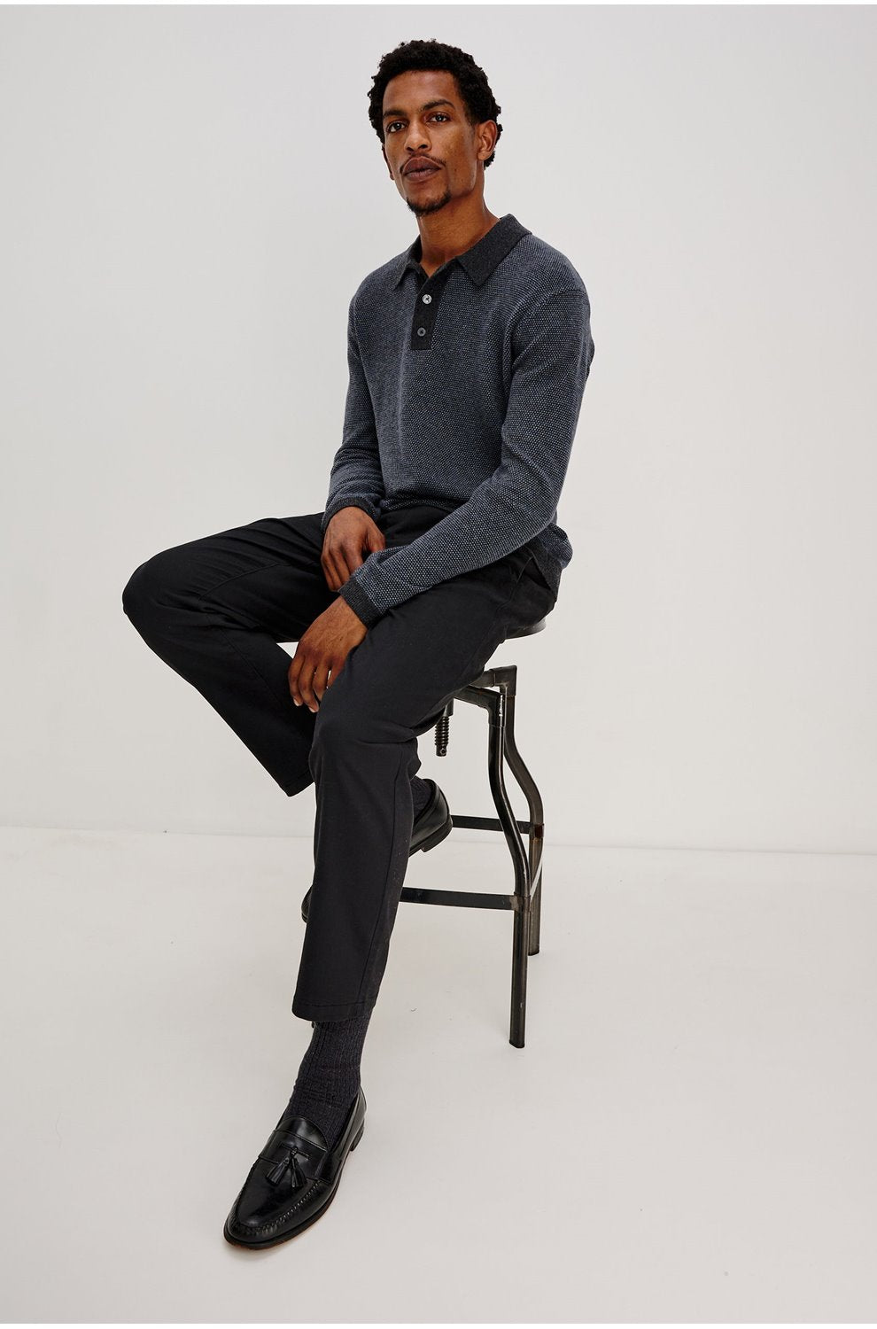 Anders Polo in Navy Blue